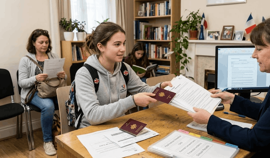 Visa pour étudier au Royaume-Uni pour un mineur